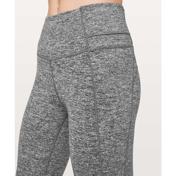 Lululemon Groove Pant Bootcut 32" Heathered Black Size 2 - Picture 4 of 9